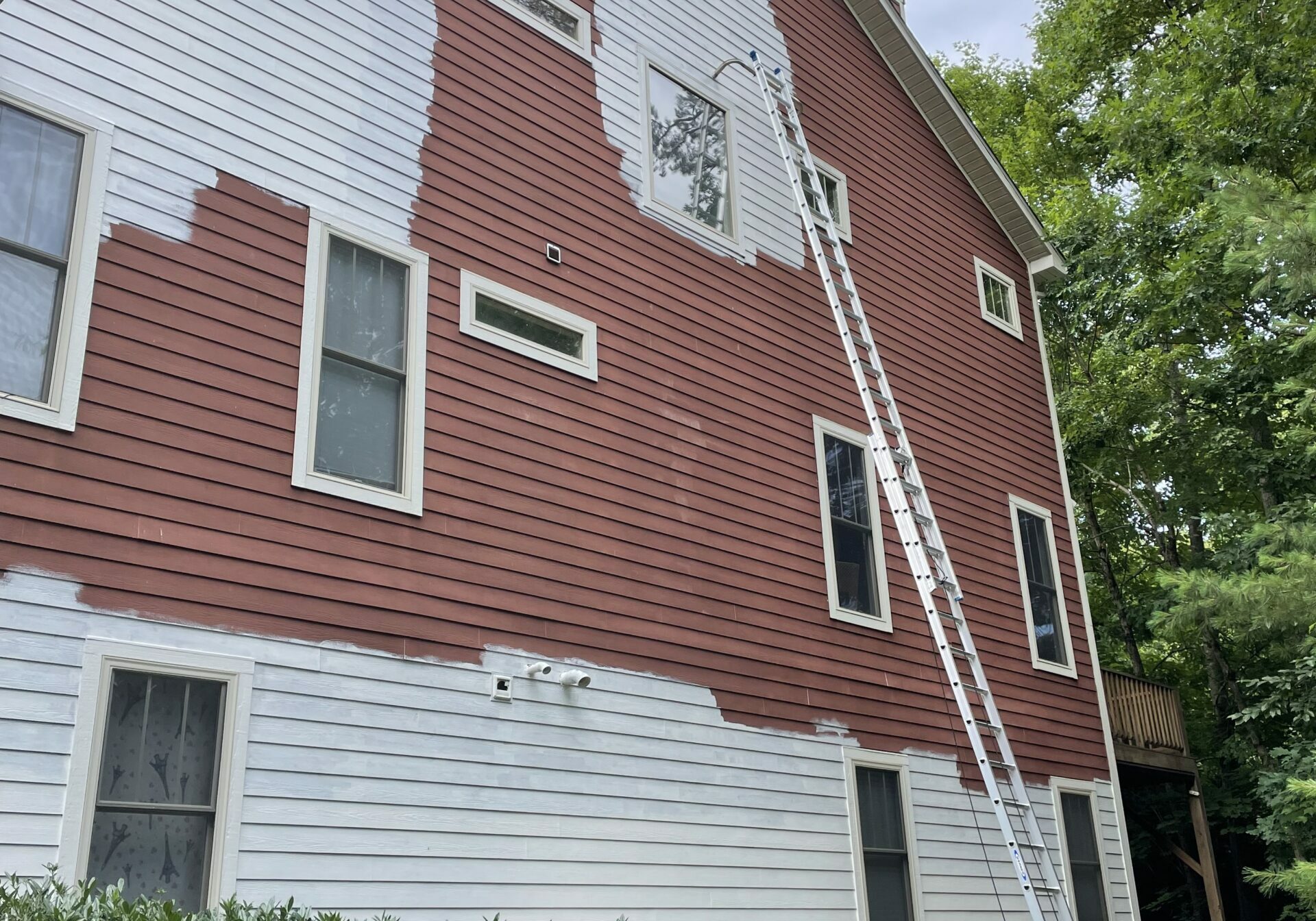 image of example before exterior painting was done